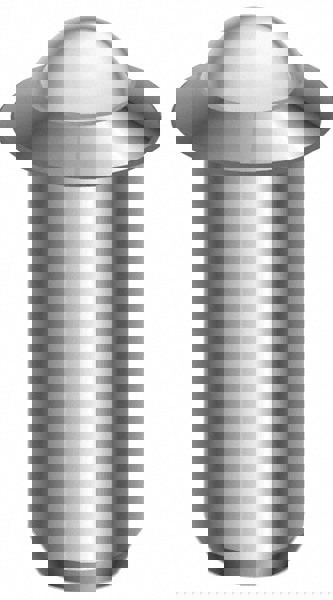 Stainless Steel Press Fit Ball Plunger: 0.25